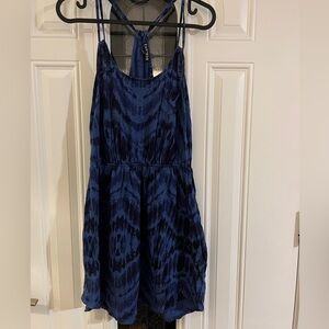 Express dress blue ikate size medium